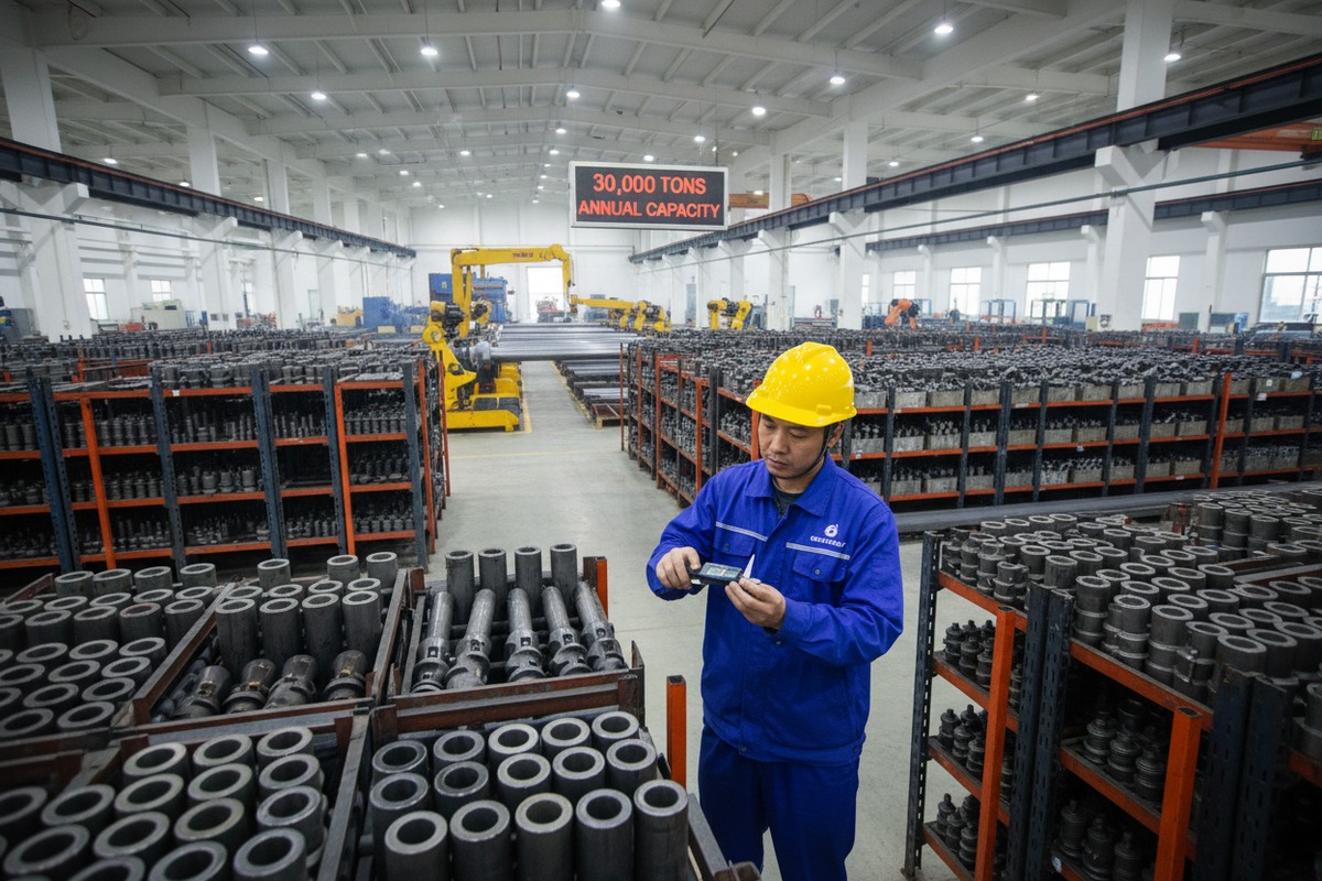 Auditing Factory Production Capacity Auditing Chinese factory production capacity and quality control for self-drilling anchor bolt manufacturing (ID#3)