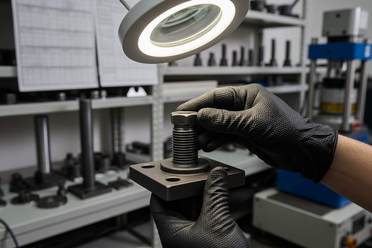 Testing supplier technical expertise by asking about steel grades and installation parameters (ID#5)