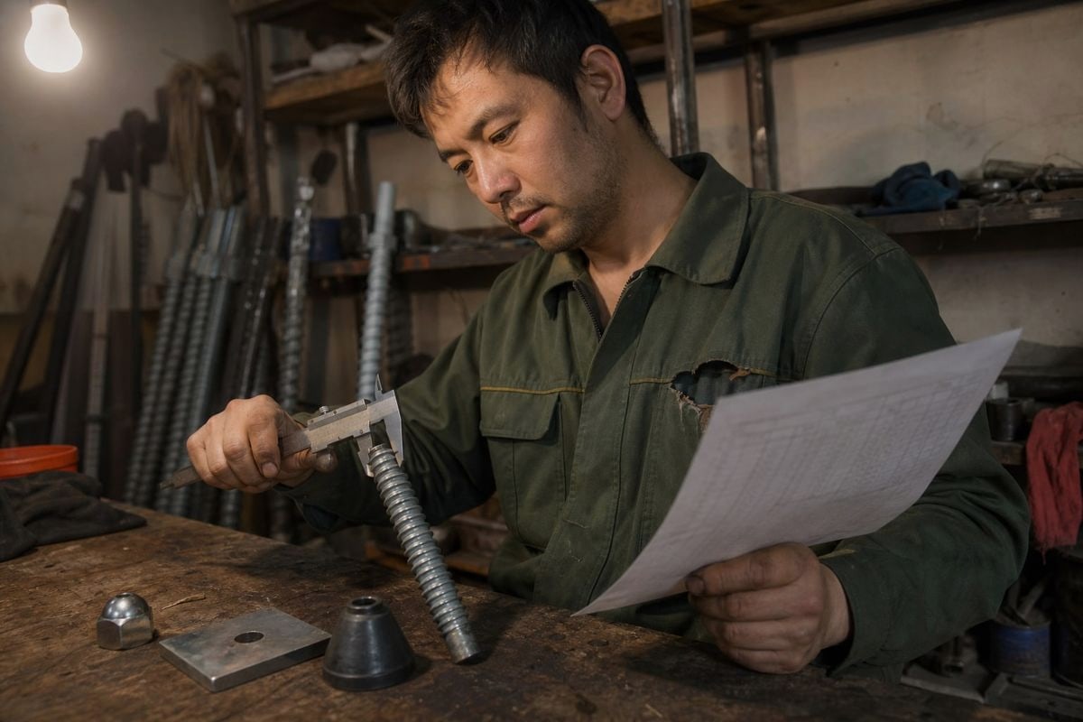 Supplier Verification Process Verification checklist for confirming Chinese supplier quality before ordering anchor bolts (ID#5)