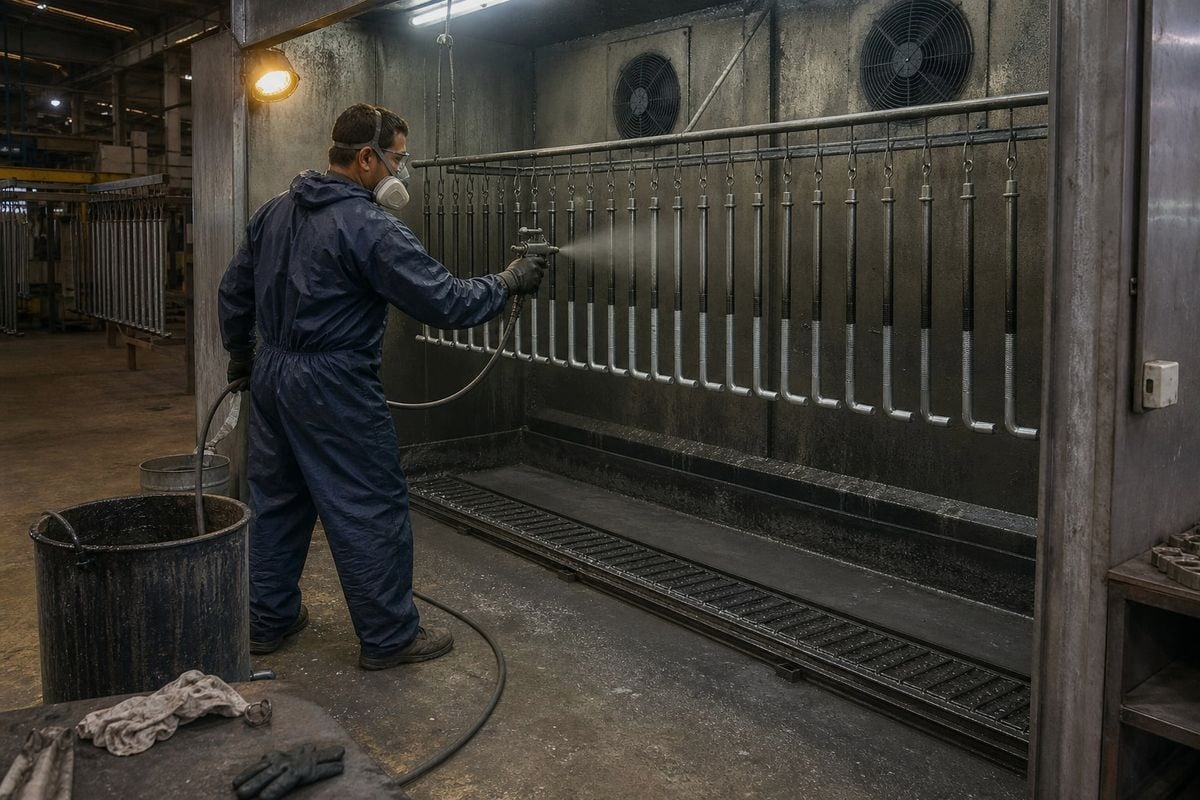 Coating Quality Verification Verifying galvanizing or Dacromet coating quality before importing self-drilling anchor bolts (ID#5)