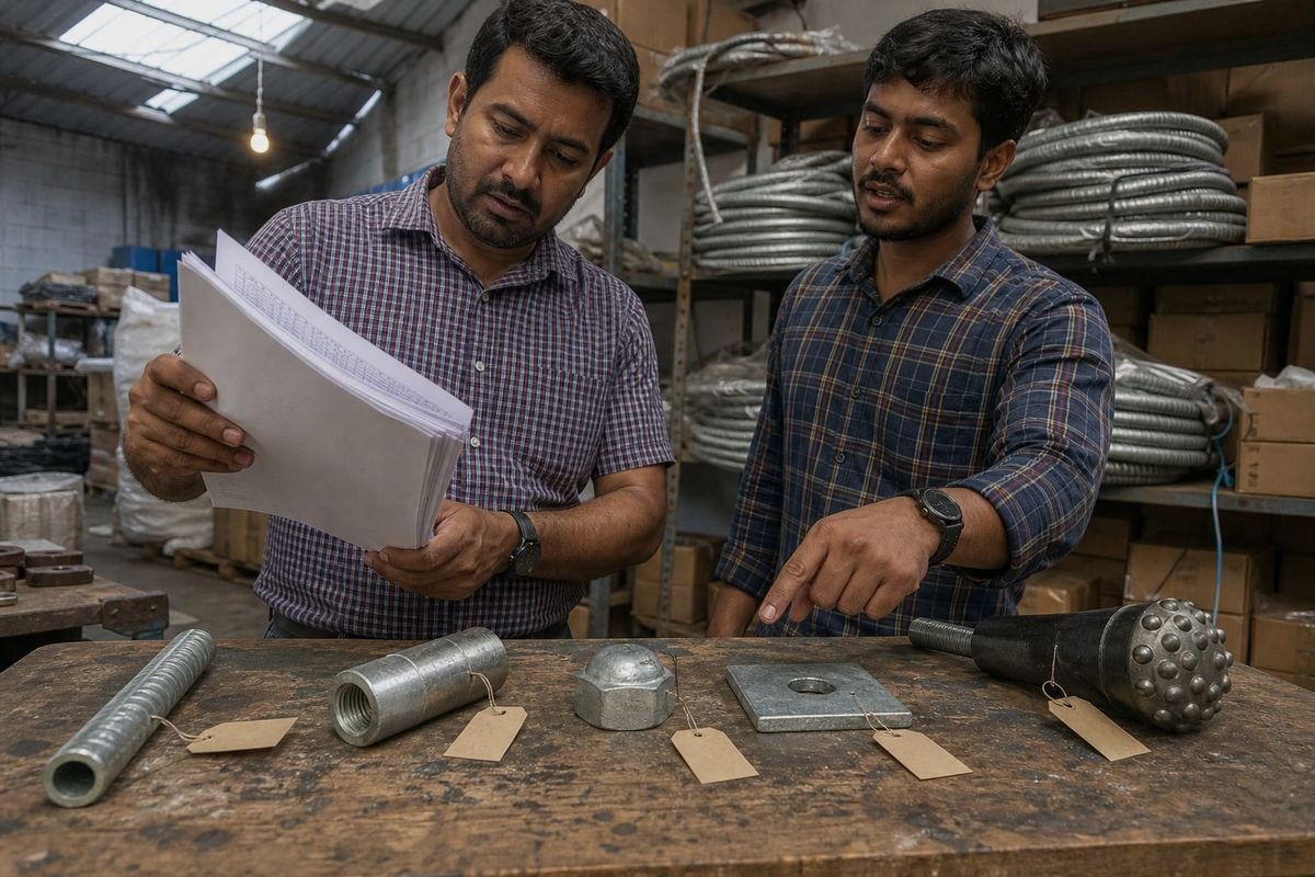 Material Traceability Documents Documents required to verify full material traceability including MTR and EN 10204 3.1 certificates (ID#2)