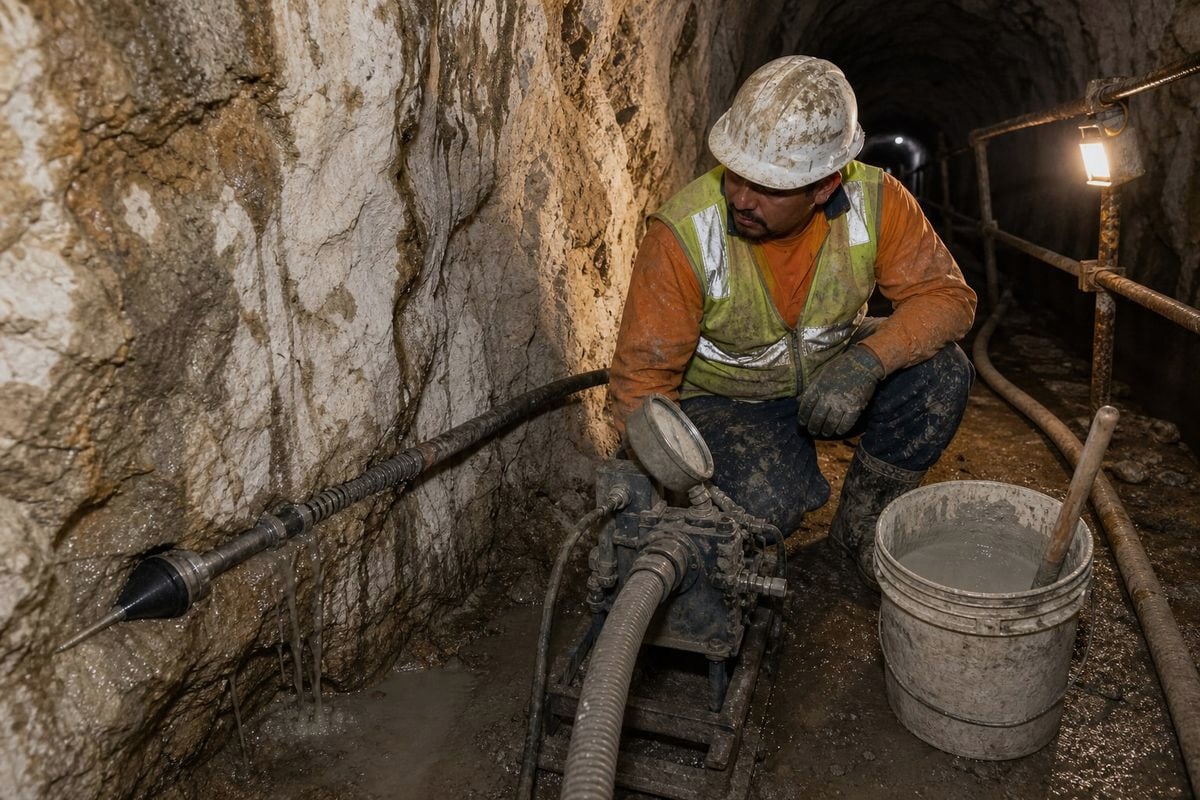 Karst Grouting Parameters Optimal grouting pressure and volume parameters for effectively filling karst cavities and voids (ID#3)