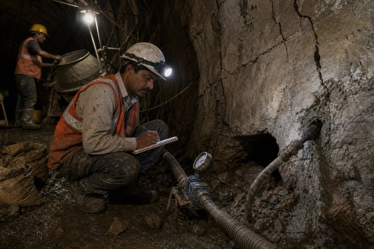 Reliable Karst Bonding Best drill bit and grouting combination for reliable anchor bonding in unstable karst rock (ID#5)