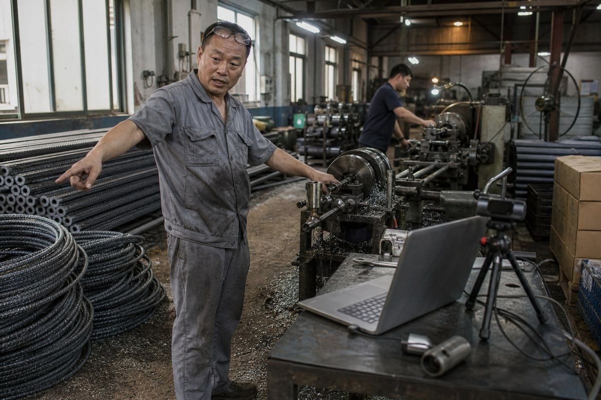 Verifying legitimacy of Chinese anchor bolt suppliers through business license and factory checks (ID#2)