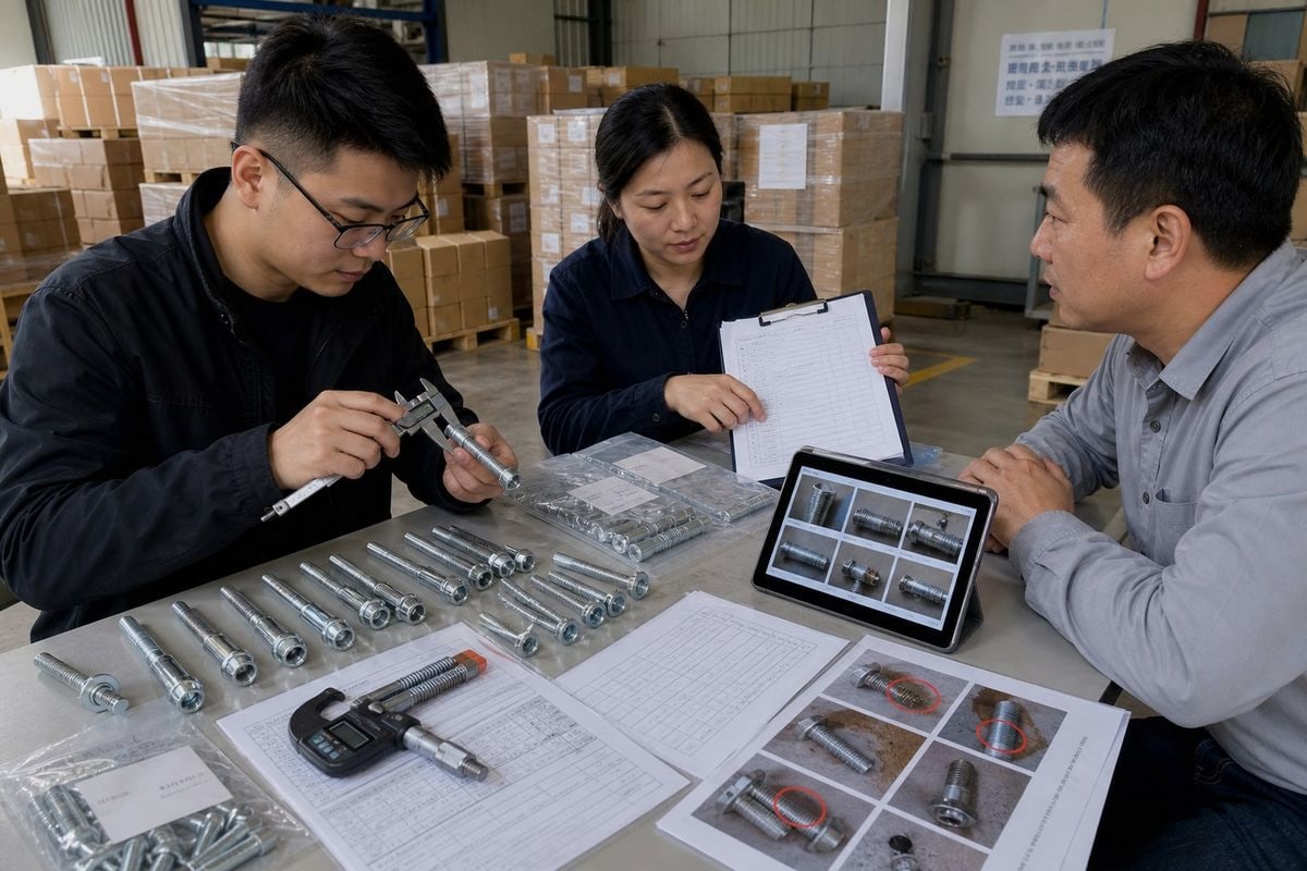 Anchor Bolt Defects Common quality defects to watch for in imported self-drilling anchor bolts (ID#2)