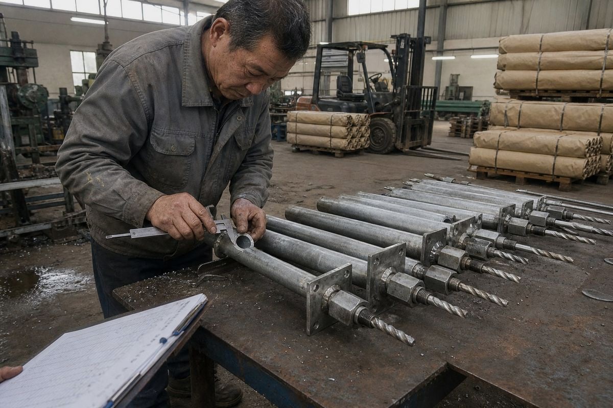 Self-drilling anchor bolt balancing drillability and grouting performance for sourcing decisions (ID#1)