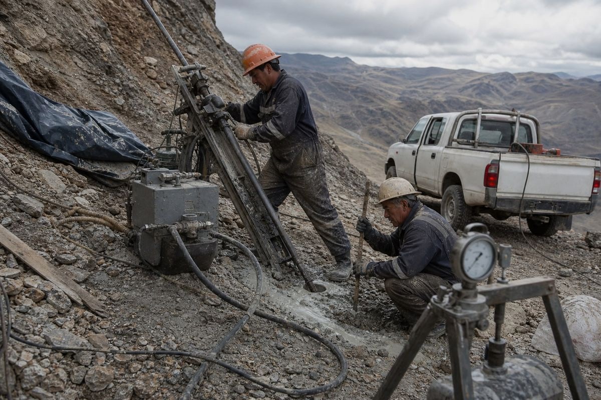 Drilling Speed Bond Strength Testing drilling speed and grout bond strength through penetration and pull test evaluation (ID#2)